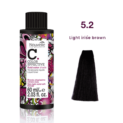 Nouvelle Liquid Gloss Toner 5.2 Light Irise Brown 60Ml