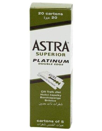 Astra Superior Platinum Double Edge Blades (100 Blades)