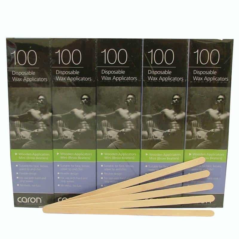 Caronlab Wax Applicators Mini- Brow Beater 500 Pack