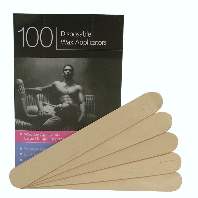 Caronlab Wax Applicators Large- Tongue Depressor 100 Pack