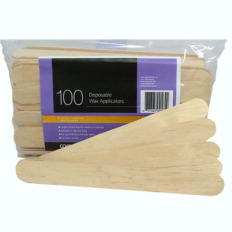Caronlab Wax Applicator Spatula – Maxi 100 Pack