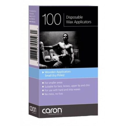 Caronlab Wax Applicators Small- Icypole Stick 100 Pack