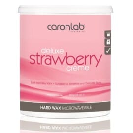 Caronlab Deluxe Strawberry Creme Hard Wax Microwaveable 800G