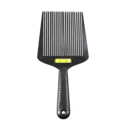 Flat Top Leveller Barbering Comb Black