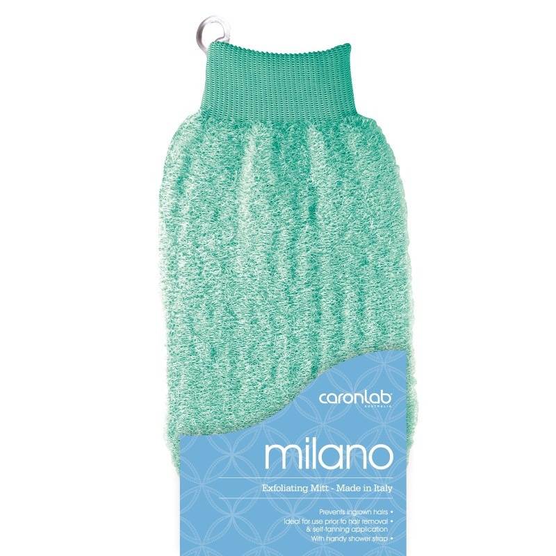 Caronlab Milano Massage Mitt – Pastel Green