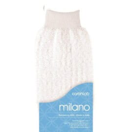 Caronlab Milano Massage Mitt - White