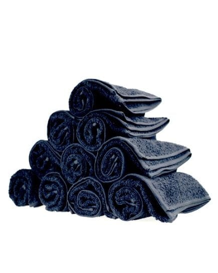 Bleach & Chemical Resistant Black Towels 10Pk
