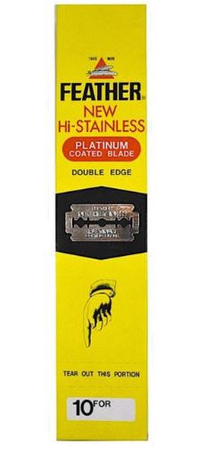Feather Double Sided Razor Blades Pack of 100